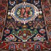 4′ x 14′ Red Fine Hand-Knotted Semi-Antique Persian Bakhtiari Runner – Traditional Wool