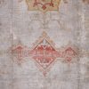 11′ x 15′ Luminous Ivory and Saffron Gold Hand-Knotted Antique Western Anatolian Oushak Carpet – Calligraphic Pseudo-Kufic Border