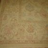 12′ x 18′ Ivory Fine Hand-Knotted Vintage Egypt Oushak Rug – Transitional Wool