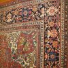 9′ x 13′ Terracotta Fine Hand-Knotted Persian Sarouk Farahan Rug – Traditional Wool