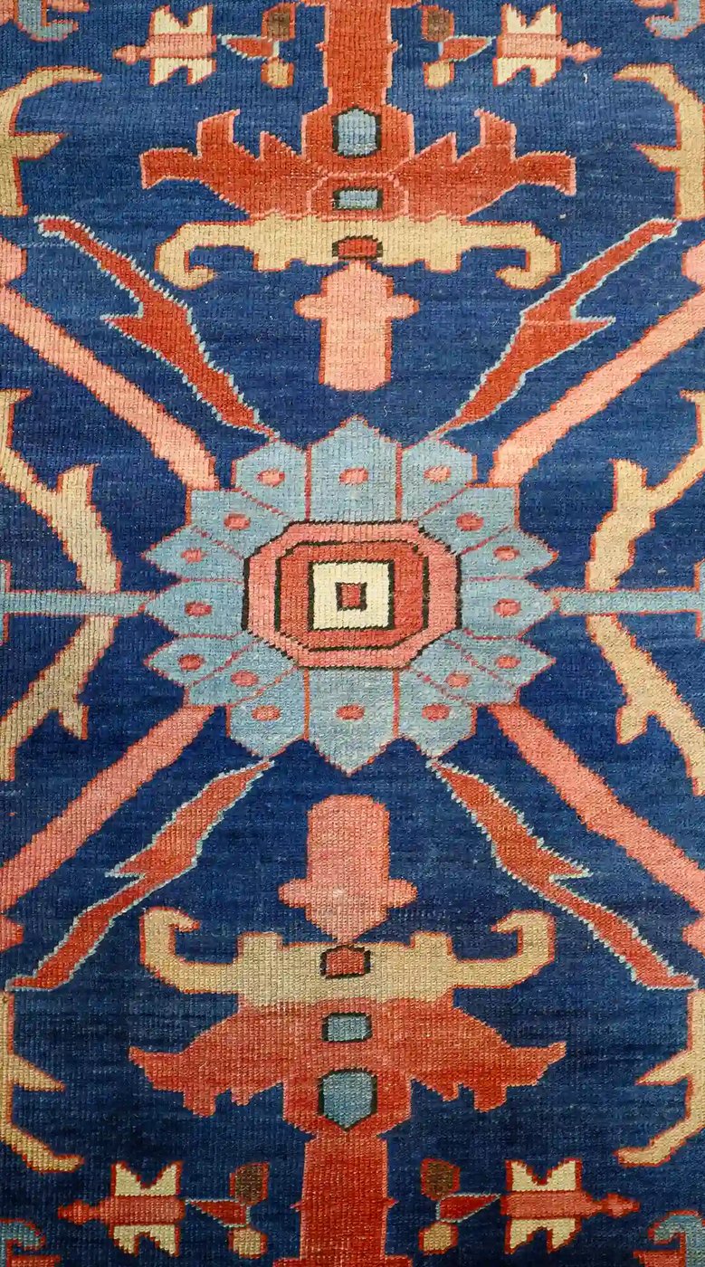 12′ x 15′ Terracotta Fine Hand-Knotted Persian Bakhshayesh Rug – Antique Wool