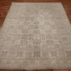9′ x 10′ Beige Fine Hand-Knotted Afghan Oushak Rug – Traditional Wool
