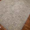 9′ x 10′ Beige Fine Hand-Knotted Afghan Oushak Rug – Traditional Wool