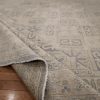 9′ x 10′ Beige Fine Hand-Knotted Afghan Oushak Rug – Traditional Wool