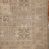 9′ x 10′ Beige Fine Hand-Knotted Afghan Oushak Rug – Traditional Wool