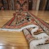 3′ x 19′ Red Fine Hand-Knotted Semi-Antique Caucasian Karabagh Runner – Traditional Wool