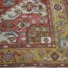 10′ x 14′ Terracotta Fine Hand-Knotted Persian Serapi Rug – Traditional Wool