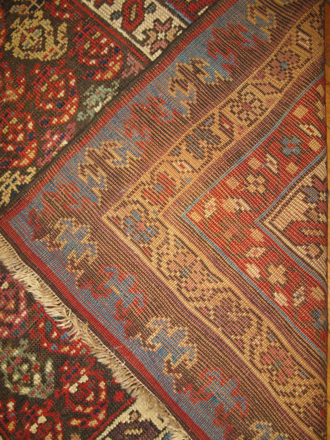 4′ x 9′ Navy Fine Hand-Knotted Caucasian Runner – Traditional Wool - 4 4′ x 9′ Navy Fine Hand-Knotted Caucasian Runner – Traditional Wool