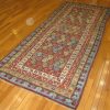 4′ x 9′ Navy Fine Hand-Knotted Caucasian Runner – Traditional Wool - 5 4′ x 9′ Navy Fine Hand-Knotted Caucasian Runner – Traditional Wool