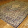 10′ x 15′ Navy Fine Hand-Knotted Persian Lavar Kerman Rug – Traditional Wool