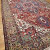 11′ x 17′ Red Fine Hand-Knotted Antique Persian Serapi – Traditional Wool