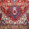 11′ x 17′ Red Fine Hand-Knotted Antique Persian Serapi – Traditional Wool