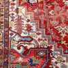 11′ x 17′ Red Fine Hand-Knotted Antique Persian Serapi – Traditional Wool