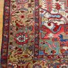 11′ x 17′ Red Fine Hand-Knotted Antique Persian Serapi – Traditional Wool