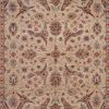 8′ x 10′ Ivory Fine Hand-Knotted Pakistan Oriental Rug – Traditional Wool