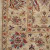 8′ x 10′ Ivory Fine Hand-Knotted Pakistan Oriental Rug – Traditional Wool