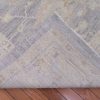 4′ x 27′ Beige Fine Hand-Knotted Oushak Runner Rug – Transitional Wool