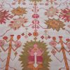 12′ x 14′ Ivory Fine Hand-Knotted Semi Antique Turkish Oushak Rug – Traditional Wool