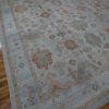 15′ x 21′ Beige Fine Hand-Knotted Vintage Turkish Oushak Rug – Traditional Wool