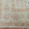11′ x 18′ Pale Beige Fine Hand-Knotted Turkish Semi Antique Oushak Rug – Transitional Wool