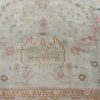 11′ x 18′ Pale Beige Fine Hand-Knotted Turkish Semi Antique Oushak Rug – Transitional Wool