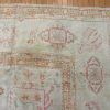 11′ x 18′ Pale Beige Fine Hand-Knotted Turkish Semi Antique Oushak Rug – Transitional Wool