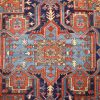 10′ x 13′ Rust Fine Hand-Knotted Persian Antique Serapi Rug – Traditional Wool