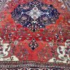 10′ x 12′ Red Fine Hand-Knotted Persian Antique Sarouk Farahan Rug – Traditional Wool