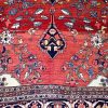 10′ x 12′ Red Fine Hand-Knotted Persian Antique Sarouk Farahan Rug – Traditional Wool