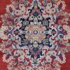 11′ x 14′ Red Fine Hand-Knotted Persian Mahal Rug – Traditional Wool
