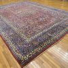 12′ x 17′ Rust Fine Hand-Knotted Semi-Antique Persian Khorasan Rug – Traditional Wool