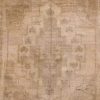 6′ x 9′ Beige Fine Hand-Knotted Turkish Oushak Rug – Vintage Wool