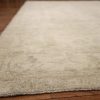6′ x 9′ Beige Fine Hand-Knotted Turkish Oushak Rug – Vintage Wool
