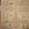 6′ x 9′ Beige Fine Hand-Knotted Turkish Oushak Rug – Vintage Wool