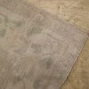 6′ x 9′ Beige Fine Hand-Knotted Turkish Oushak Rug – Vintage Wool