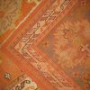 14′ x 17′ Terracotta Fine Hand-Knotted Turkish Antique Oushak Rug – Traditional Wool