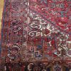 10′ x 13′ Red Fine Hand-Knotted Persian Vintage Heriz Rug – Traditional Wool