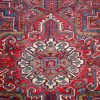 10′ x 13′ Red Fine Hand-Knotted Persian Vintage Heriz Rug – Traditional Wool