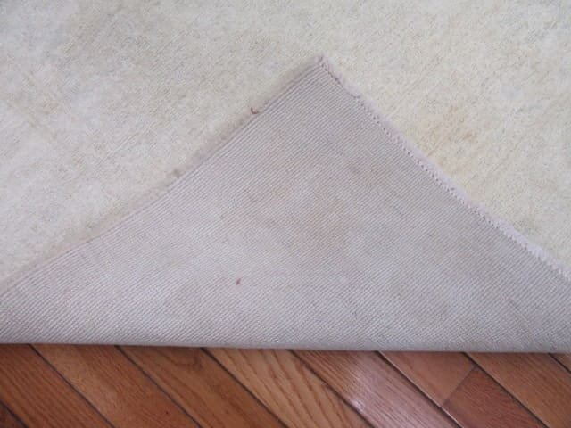 5′ x 6′ Beige Fine Hand-Knotted Pakistani Oushak Rug – Transitional Wool