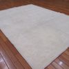 5′ x 6′ Beige Fine Hand-Knotted Pakistani Oushak Rug – Transitional Wool