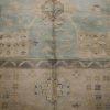9′ x 12′ Pale Blue Fine Hand-Knotted Turkish Oushak Rug – Transitional Wool