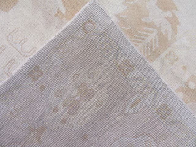 8′ x 11′ Beige Fine Hand-Knotted Egypt Oushak Oriental Rug – Transitional Wool - 4 8′ x 11′ Beige Fine Hand-Knotted Egypt Oushak Oriental Rug – Transitional Wool