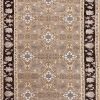 6′ x 15′ Taupe Fine Hand-Knotted Vintage Egyptian Agra Gallery Rug – Traditional Wool