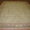 9′ x 13′ Beige Fine Hand-Knotted Egyptian Agra Rug – Traditional Wool
