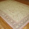 9′ x 13′ Beige Fine Hand-Knotted Egyptian Agra Rug – Traditional Wool