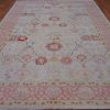 9′ x 12′ Beige Fine Hand-Knotted Egyptian Agra Oriental Rug – Traditional Wool