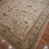 9′ x 12′ Beige Fine Hand-Knotted Egyptian Agra Oriental Rug – Traditional Wool