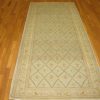 4′ x 8′ Beige Fine Hand-Knotted Egyptian Agra Runner Rug – Traditional Wool