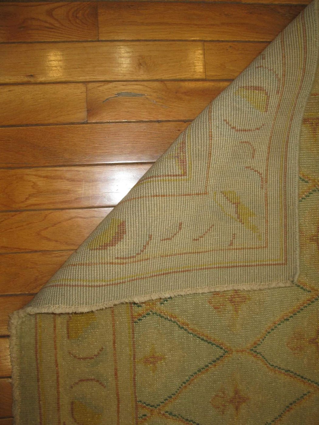 4′ x 8′ Beige Fine Hand-Knotted Egyptian Agra Runner Rug – Traditional Wool