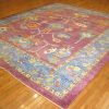 10′ x 12′ Plum Fine Hand-Knotted Turkish Oushak Rug – Traditional Wool - 5 10′ x 12′ Plum Fine Hand-Knotted Turkish Oushak Rug – Traditional Wool